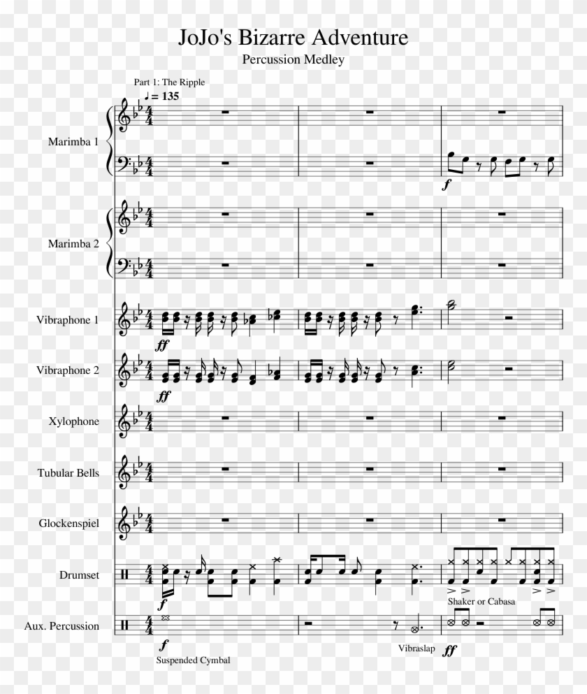 Golden Overdrive: The Breakdown of Stardust, A JoJo's Bizarre Adventure  Medley Sheet music for Piano (Solo)