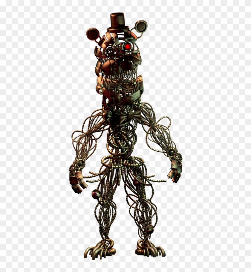 Concept Art For Twisted Freddy And Twisted Bonnie - Molten Freddy Full  Body, HD Png Download - 382x833(#1578657)