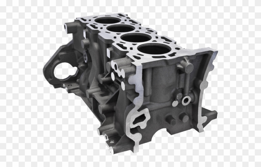 Precision Cast Aluminum Block - Engine, HD Png Download - 615x600 ...