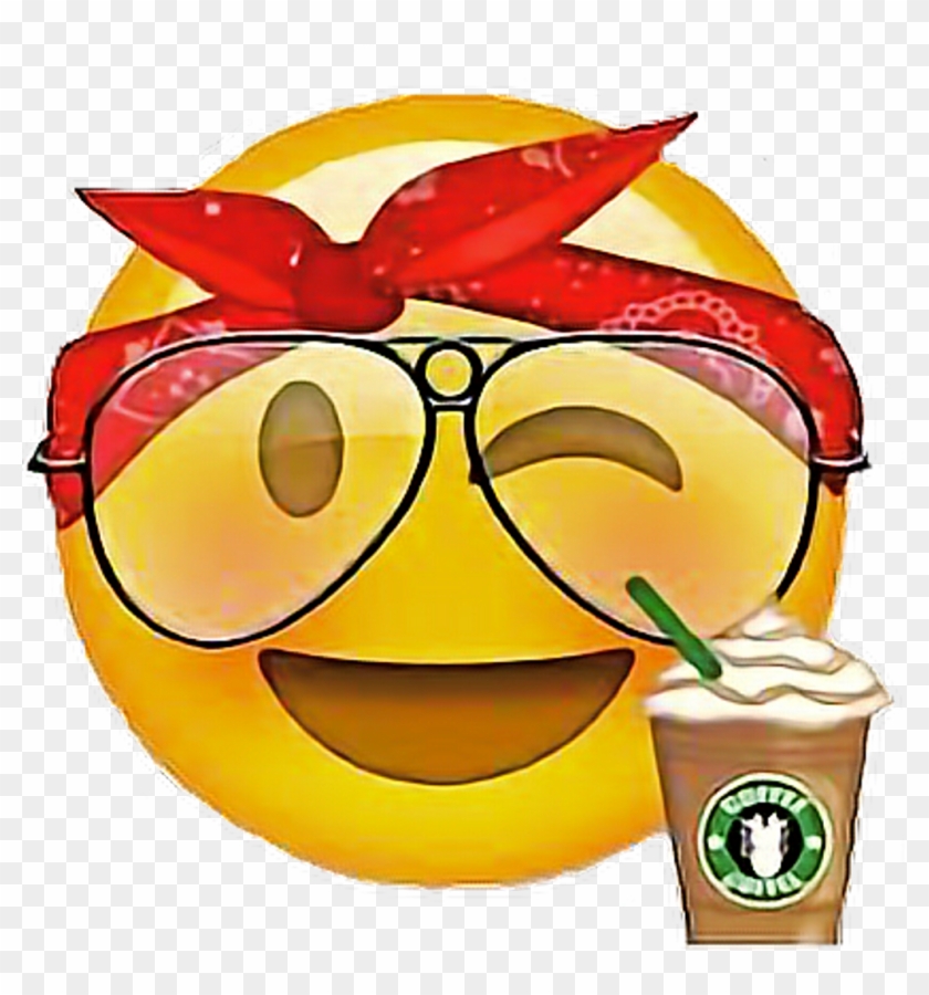 Usethis Emoji Starbucks Lol Cute Wink Emojis Emoji With