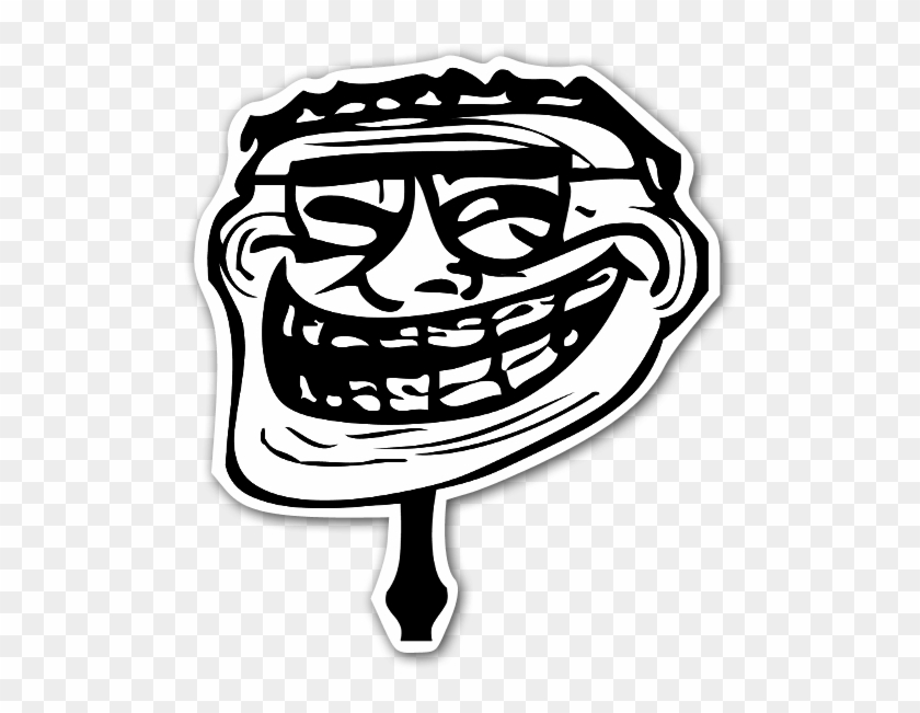Happy Meme With Glasses Troll Face Png Transparent Png