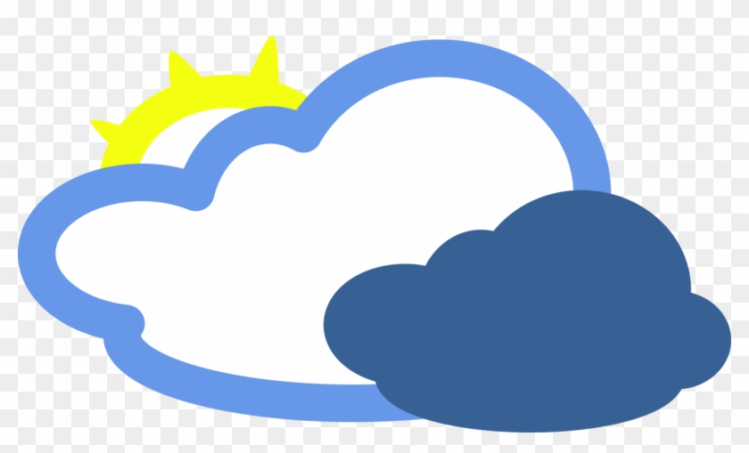 Weather Forecasting Cloud Wind Rain Mostly Cloudy Weather Symbol Hd Png Download 1343x750 Pngfind