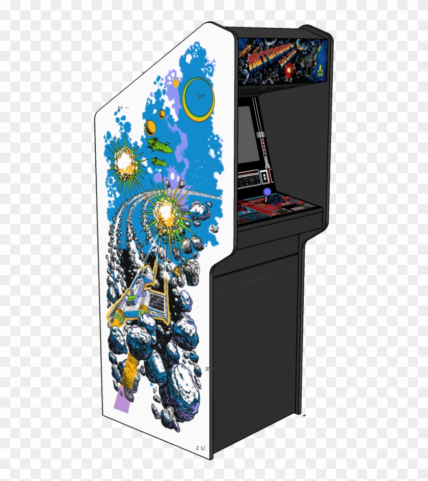 Asteroids Deluxe Hyperspin Cabinet Asteroids Deluxe HD Png Download asteroids-deluxe-hyperspin-cabinet-asteroids-deluxe-hd-png-download