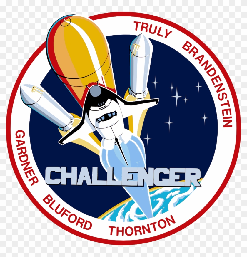 Sts 8 Patch Nasa 999px 327 - Sts 8 Mission Patch, HD Png Download ...