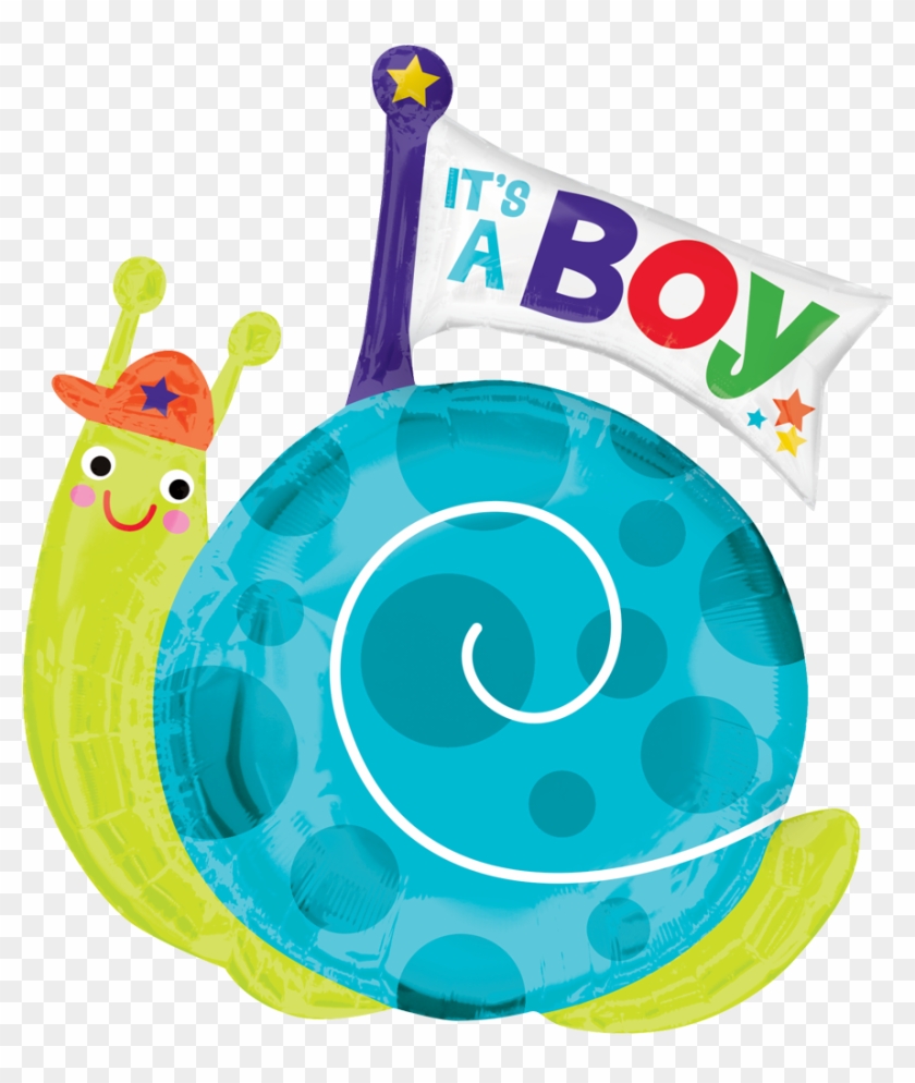 29 Jumbo It's A Boy Snail Balloon, HD Png Download - 880x1000(#162534) -  PngFind