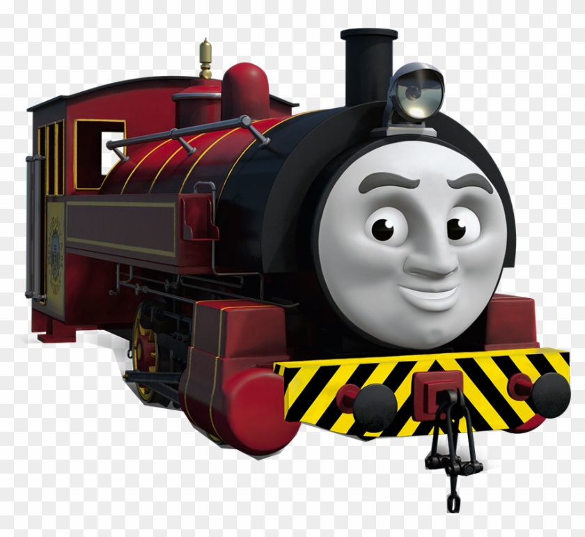 Name of red train in thomas the tank engine shop