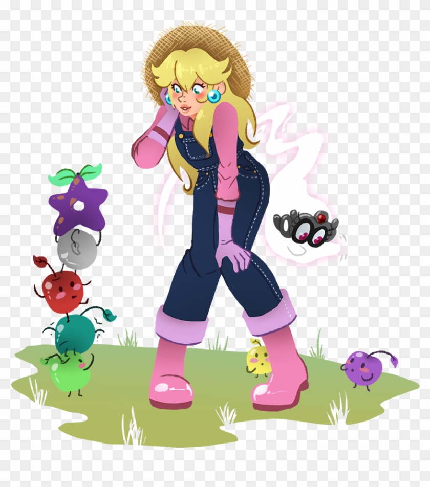 Peach And Tiara Visit Stardew Valley Watch The Speedpaint - Cappy Mario