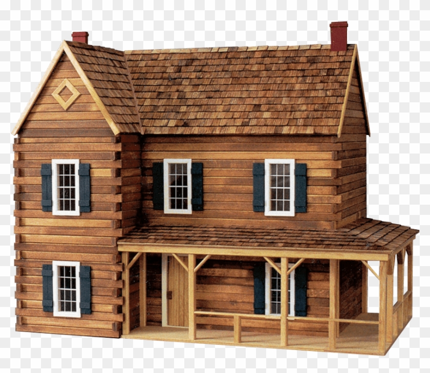 doll house made of popsicle sticks