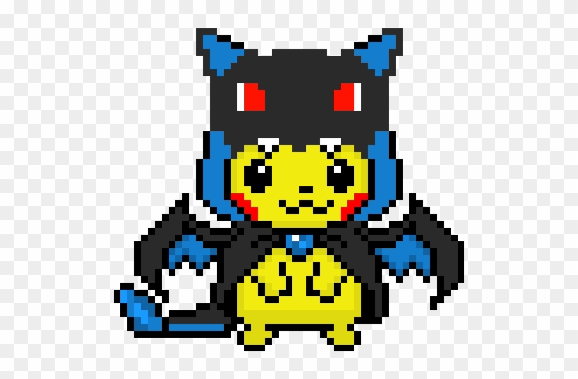 Master Ball Pikachu With Charizard Pixel Art Pikachu Costume Hd Png Download 570x600 1610881 Pngfind - ash pikachu roblox