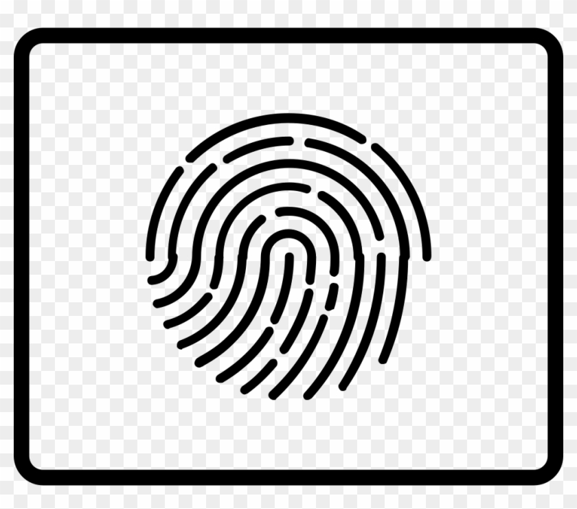 Fingerprint Icon Png Circle Fingerprint Png Icon Transparent Png 980x818 1613492 Pngfind