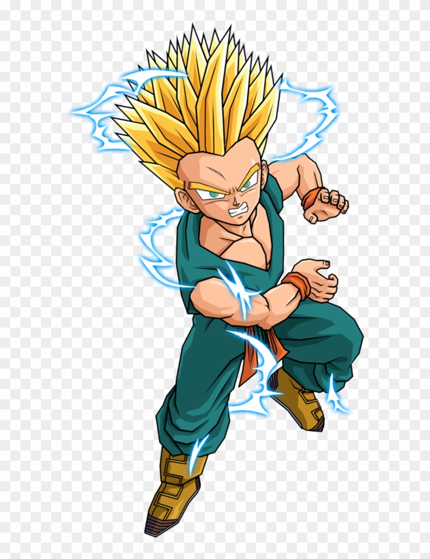 Dragon Ball Z Which Trunks Is Cuter Super Saiyan 2 Kid Trunks Hd Png Download 774x1032 1614216 Pngfind