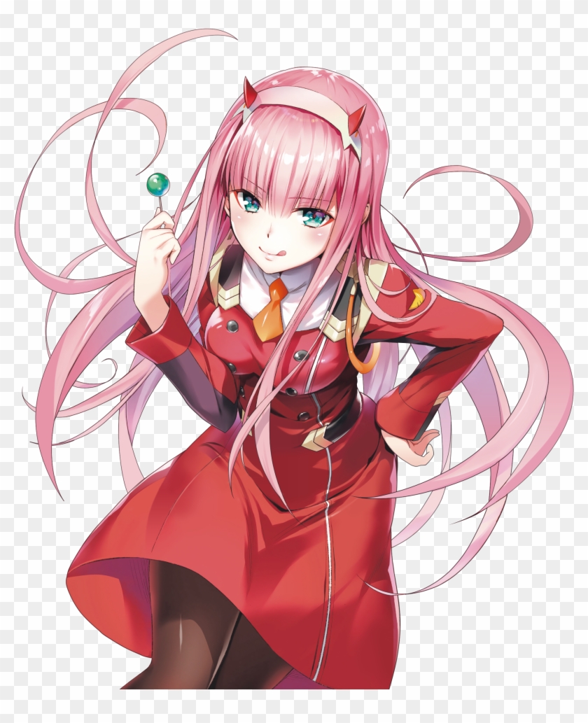 Anime, Darling In The Franxx, Zero Two , Png Download, Transparent Png -  2222x2627(#1614458) - PngFind
