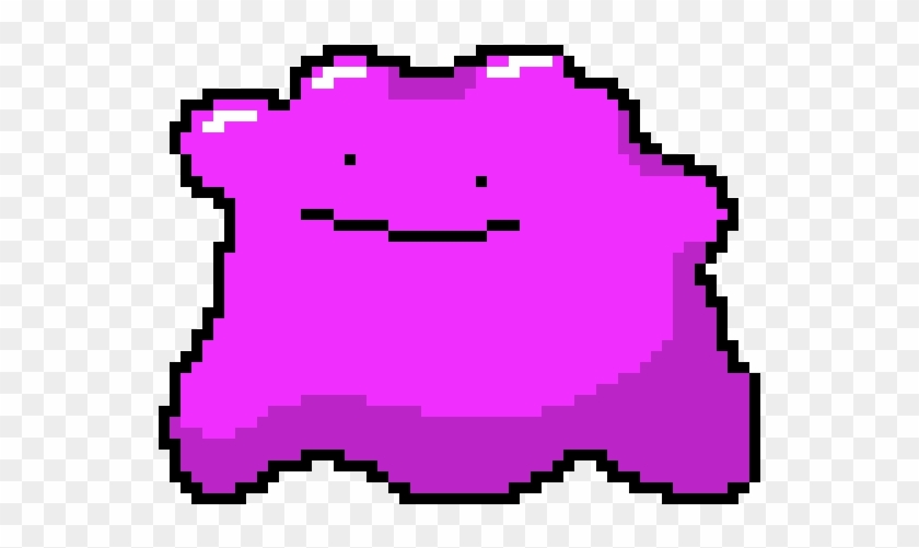 Pokemon Pixel Art Grid Ditto - Pixel Art Grid Gallery