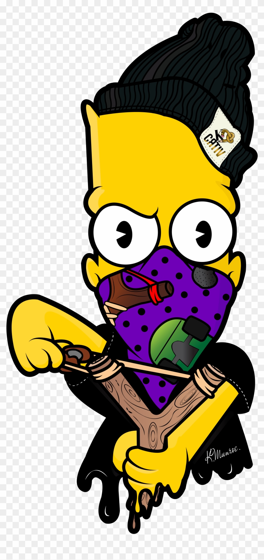 Sad Bart Png Vector Download - Draw Bart Simpson Sad, Transparent