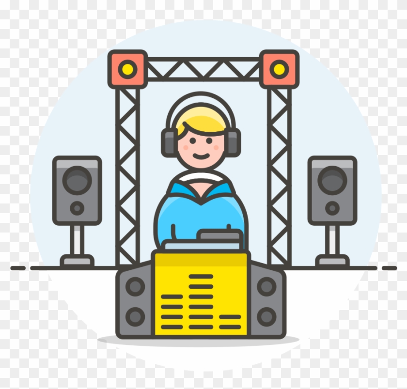 Dj Booth Icon - Cartoon, HD Png Download - 1024x1024(#1621822) - PngFind