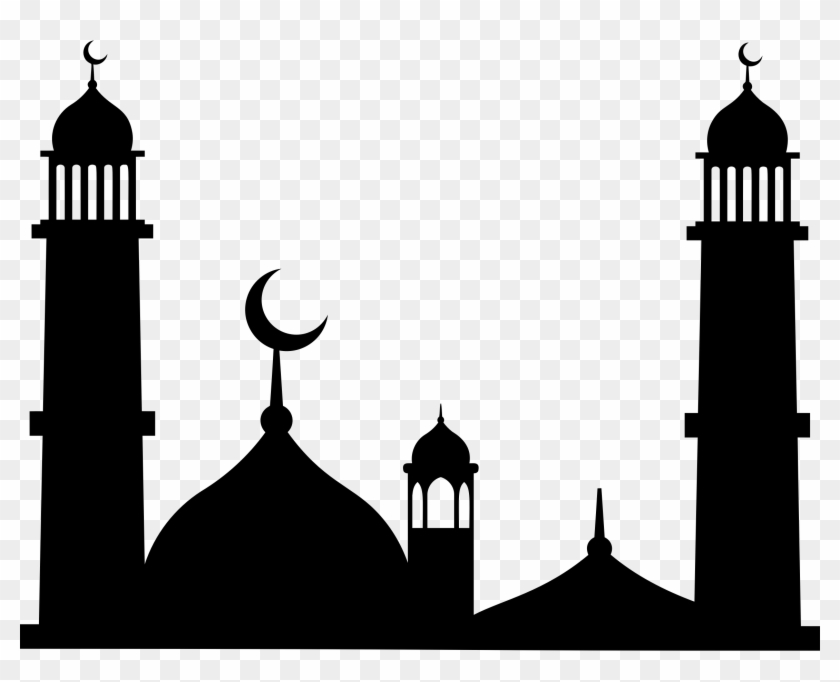 Clipart Silhouette Of A Mosque HD Png  Download 