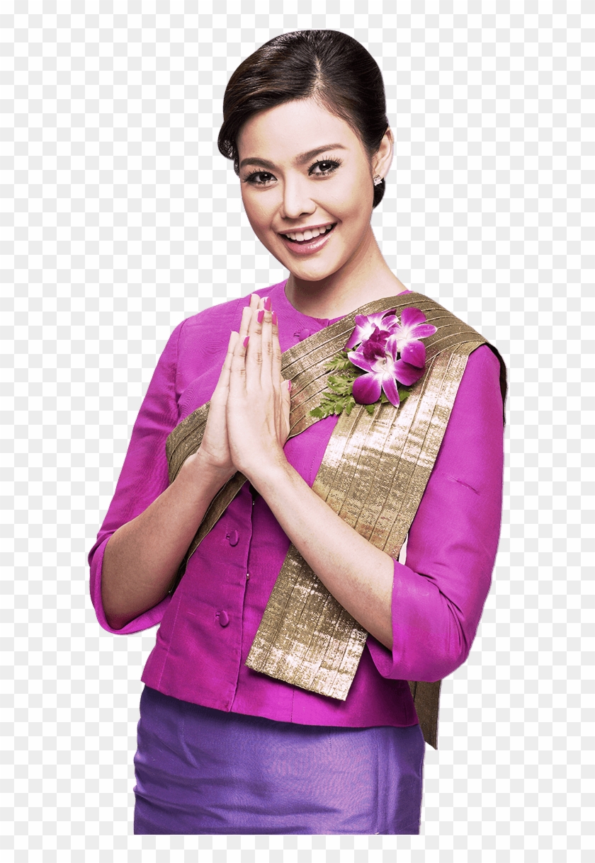 Thai Girl Png - Welcome To Thailand, Transparent Png - 612x1154