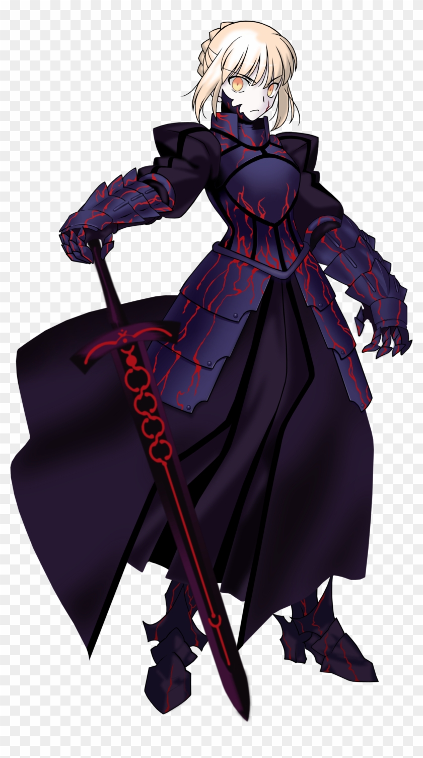 Download Png - Saber Alter Papercraft, Transparent Png - 2000x3653