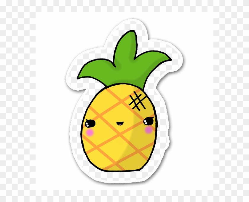 Cute Pineapple Digital Clip Art Clipart Set Personal and Commercial Use