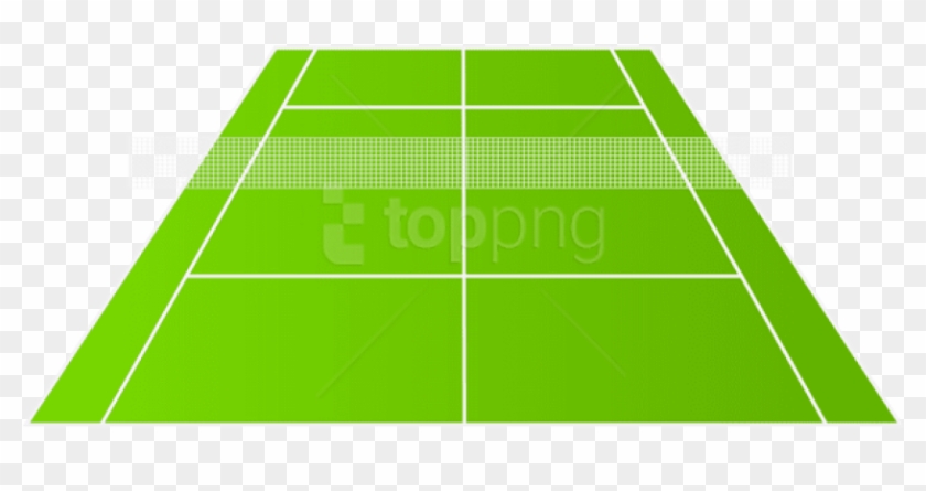 Tennis Court Free Png, Transparent Png - 850x372(#1650023) - PngFind