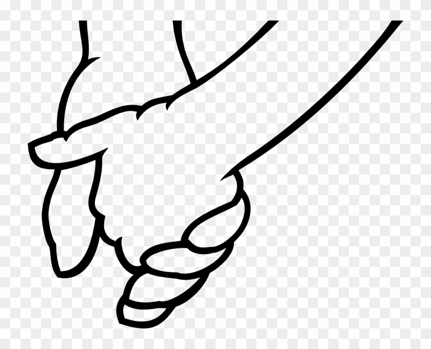 Hand Holding Pencil Png For Kids Holding Hands Clip Art Black