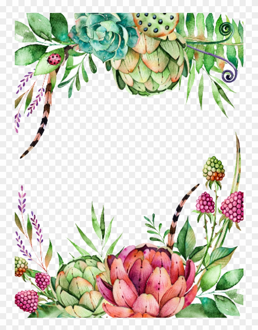 Download Banner Royalty Free Library Watercolor Succulent Clipart Transparent Succulent Clip Art Hd Png Download 1000x1000 1653945 Pngfind