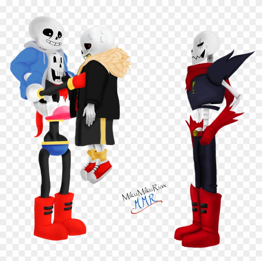 Anime Undertale Papyrus Sans Hd Png Download 3000x3000 Pngfind