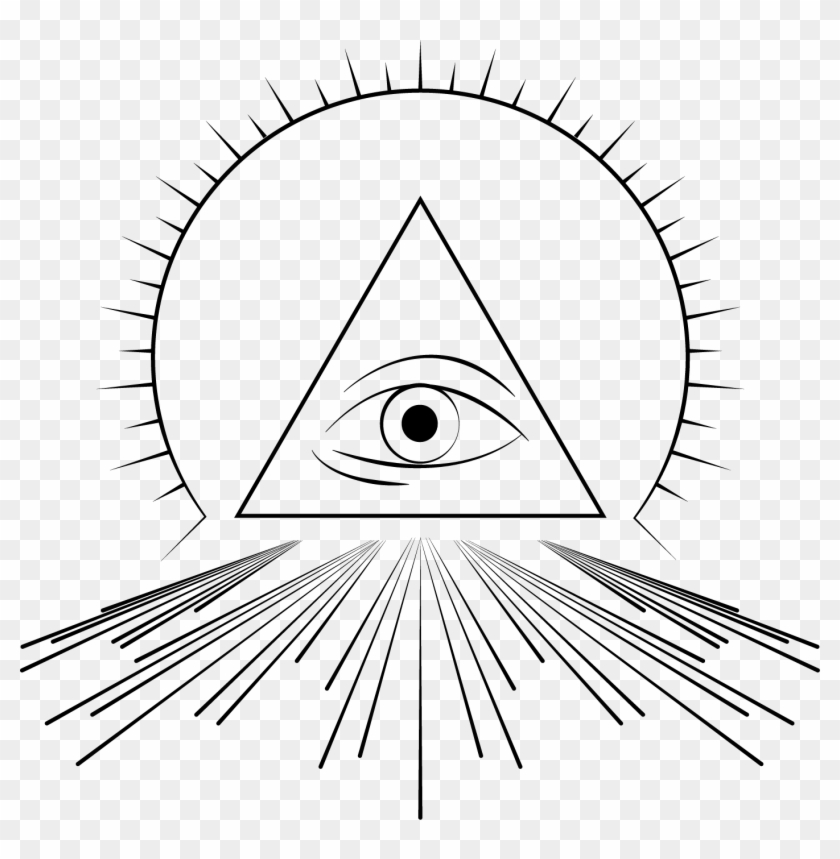 Beautiful Illuminati Eye Tattoo Design - Eye Illuminati Vector, HD Png  Download - 1406x1372(#1665980) - PngFind