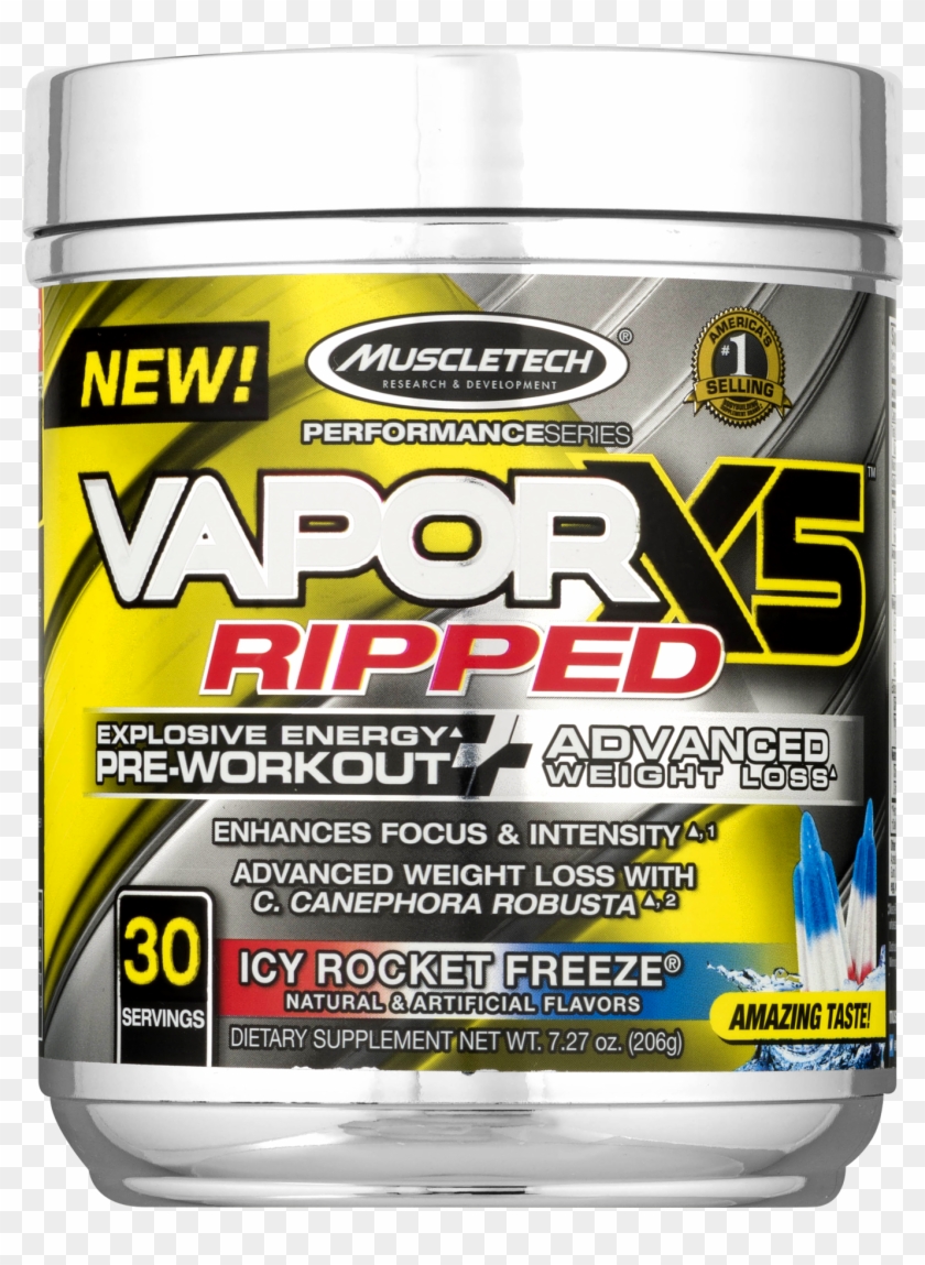 Muscletech Vapor X5 Ripped, Explosive Energy Pre Workout
