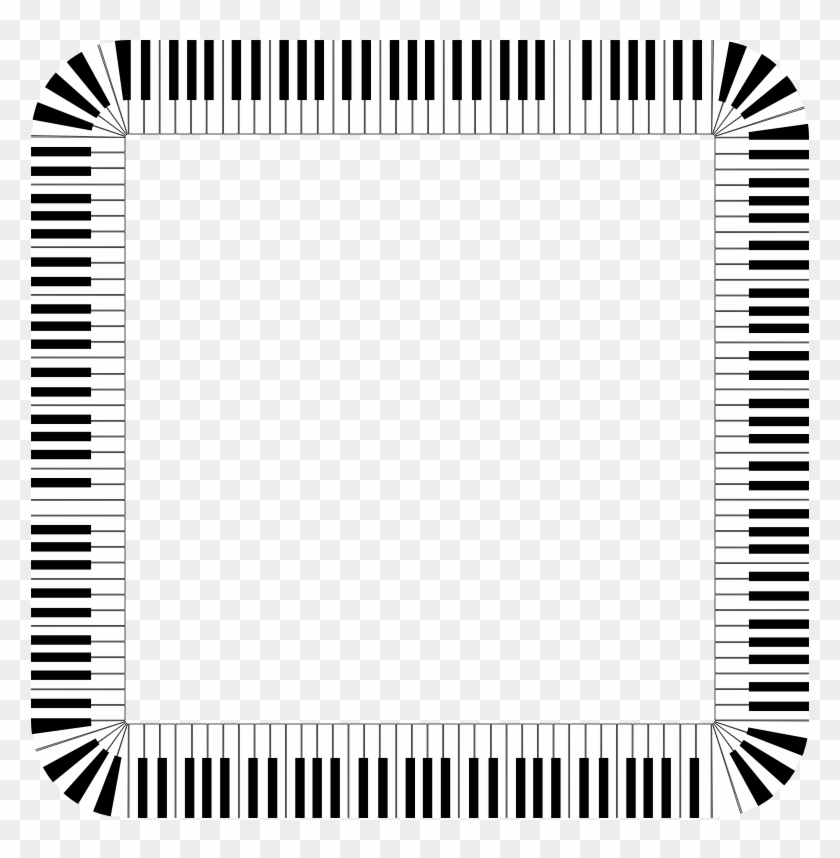 Piano Keyboard Wallpaper Border