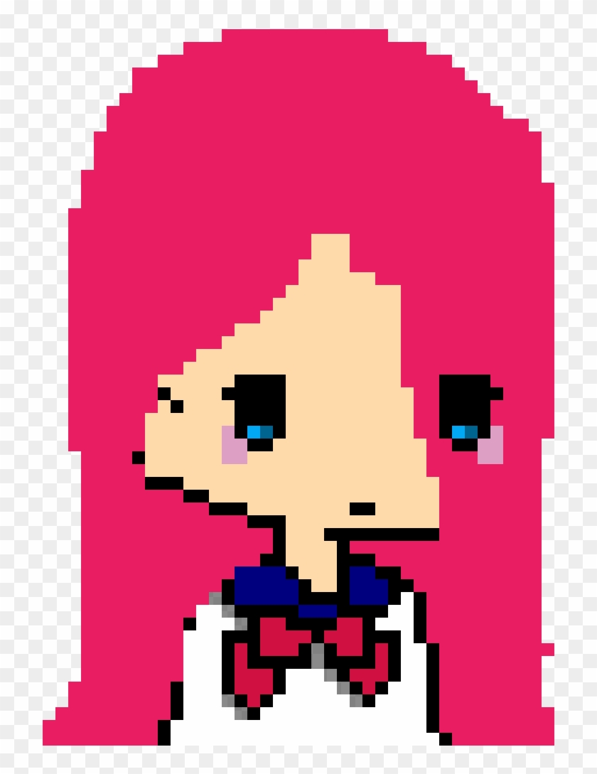 Pixilart - Anime Base With Hair, HD Png Download , Transparent Png