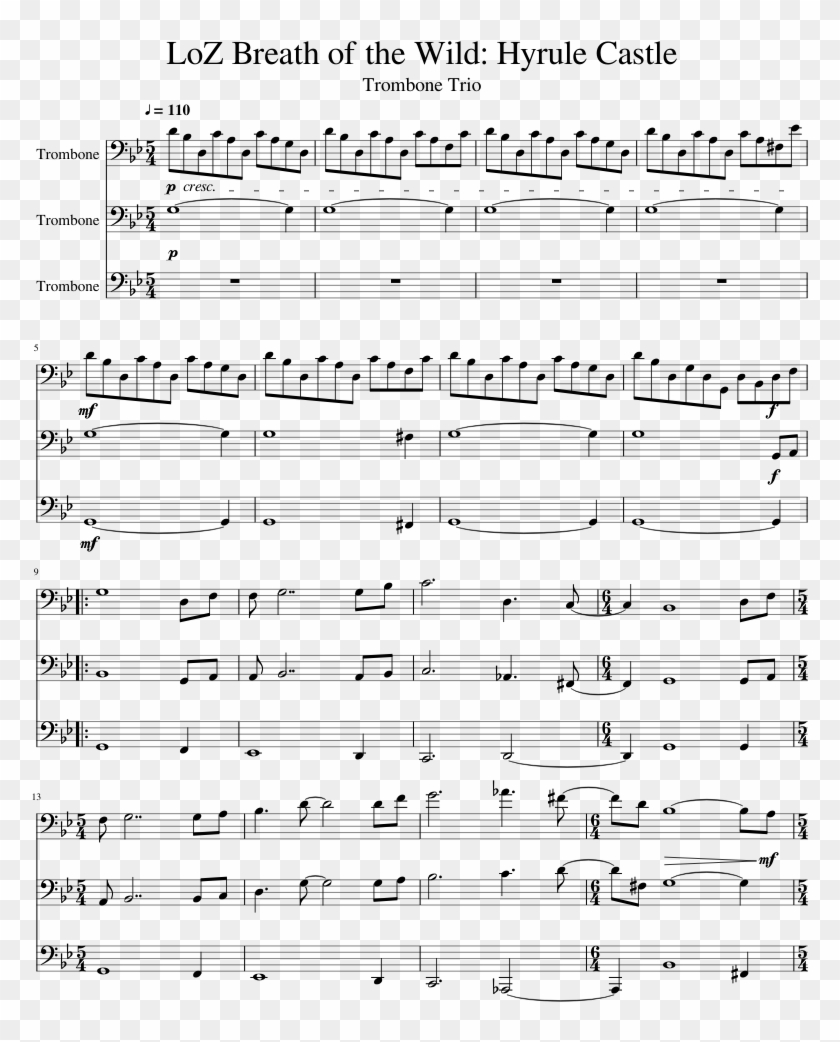 Loz Breath Of The Wild Hyrule Castle Botw Music Hd Png Download