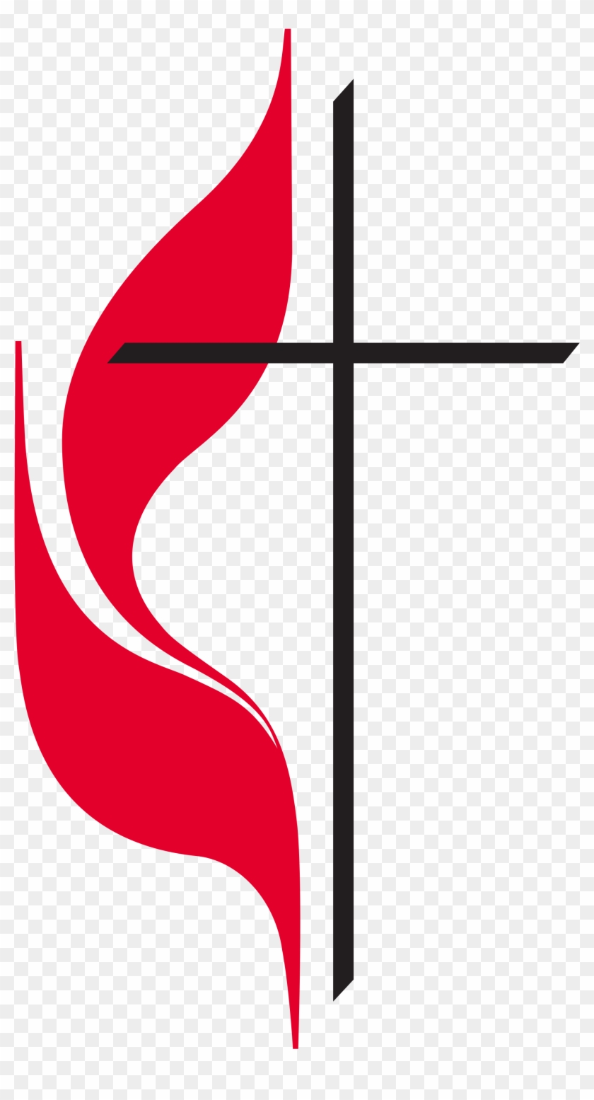 Cross And Flame - United Methodist Logo, HD Png Download - 2000x3593