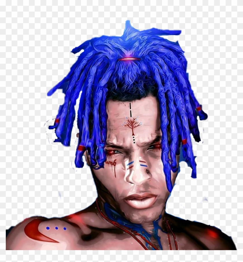 XXXTentacion Blue Hair Anime Wallpapers  Wallpaper Cave