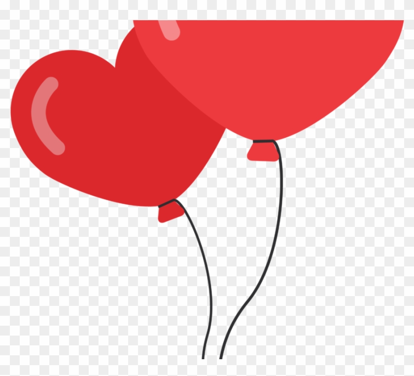 clipart of hearts and balloons