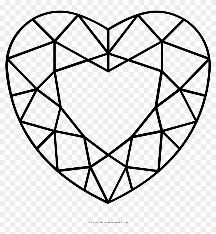 Baby Minecraft Coloring Pages Photo - Oval Diamond Line Drawing, HD Png