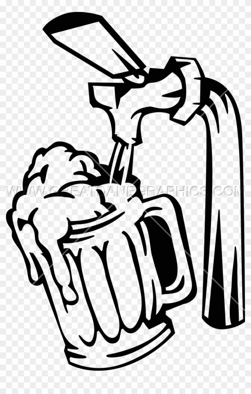 Beer Tap Drawing At Getdrawings - Beer Tap Clip Art, HD Png Download