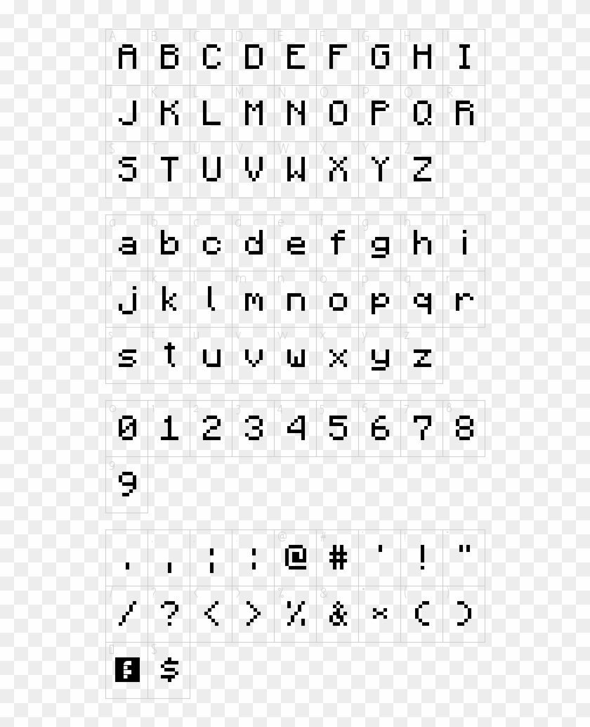Minecraft Font Character Map Font Elle Futura Free Download Hd Png Download 550x954 Pngfind