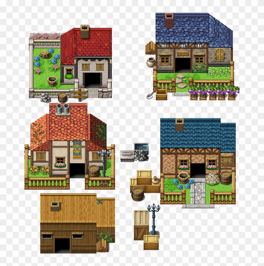 Img Rpg Maker Mv House Tileset Hd Png Download 768x768 Pngfind