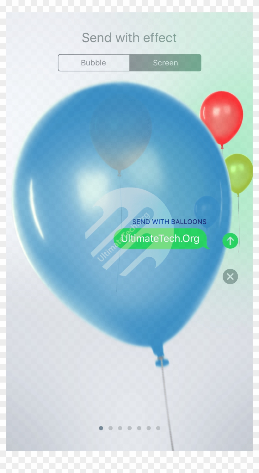 How To Send Invisible Messages In Ios, Iphone And Ipad - Balloon, HD