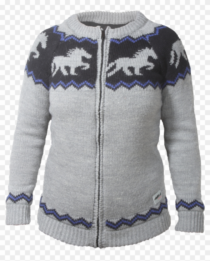 Мадам доклад islandsk sweater med heste opskrift -