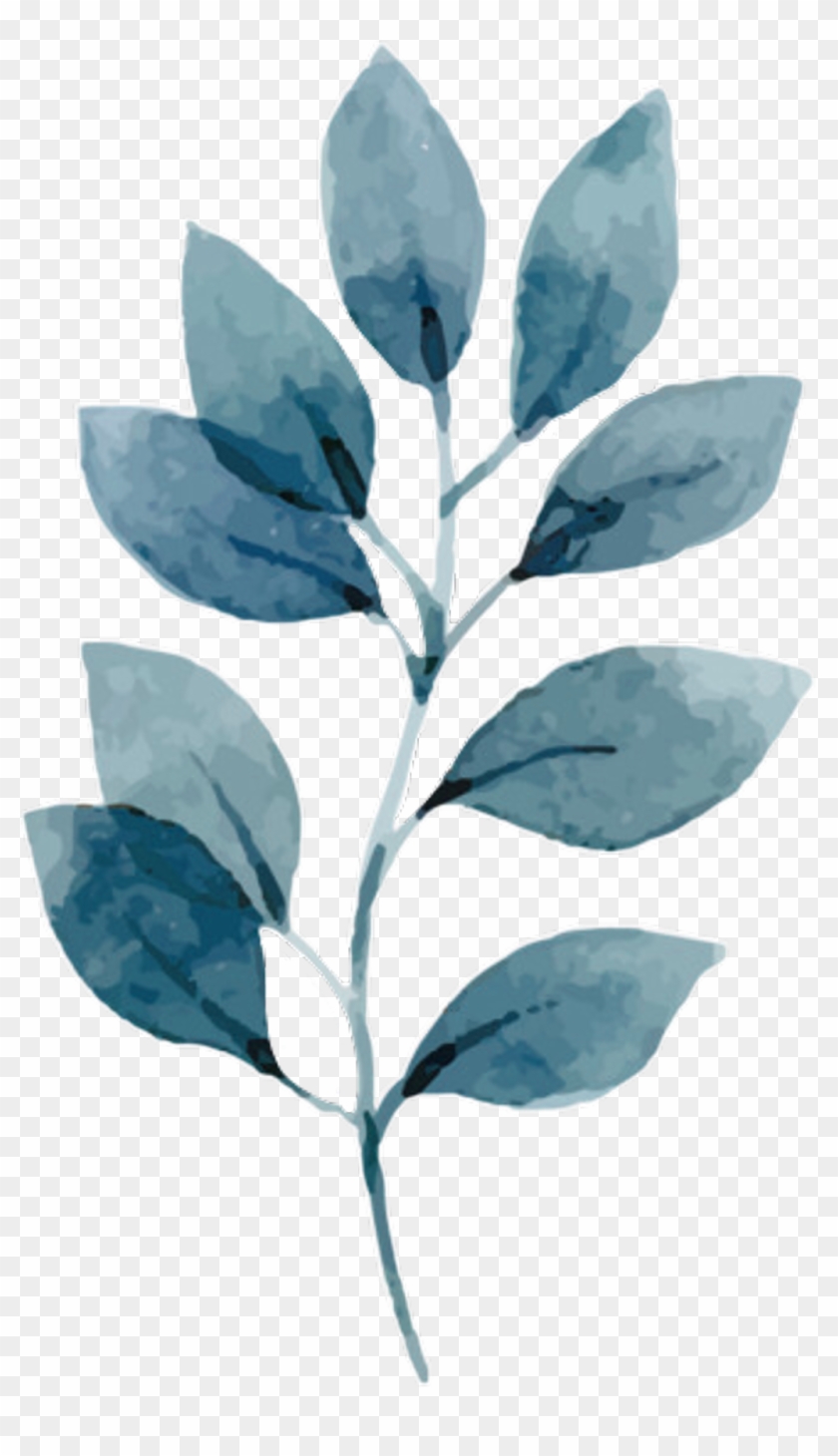 Watercolor #Leaves #Watercolour #Painting #Art #Paint - Tropical Leaves Watercolor Png, Transparent Png - 1024X1732(#1743353) - Pngfind