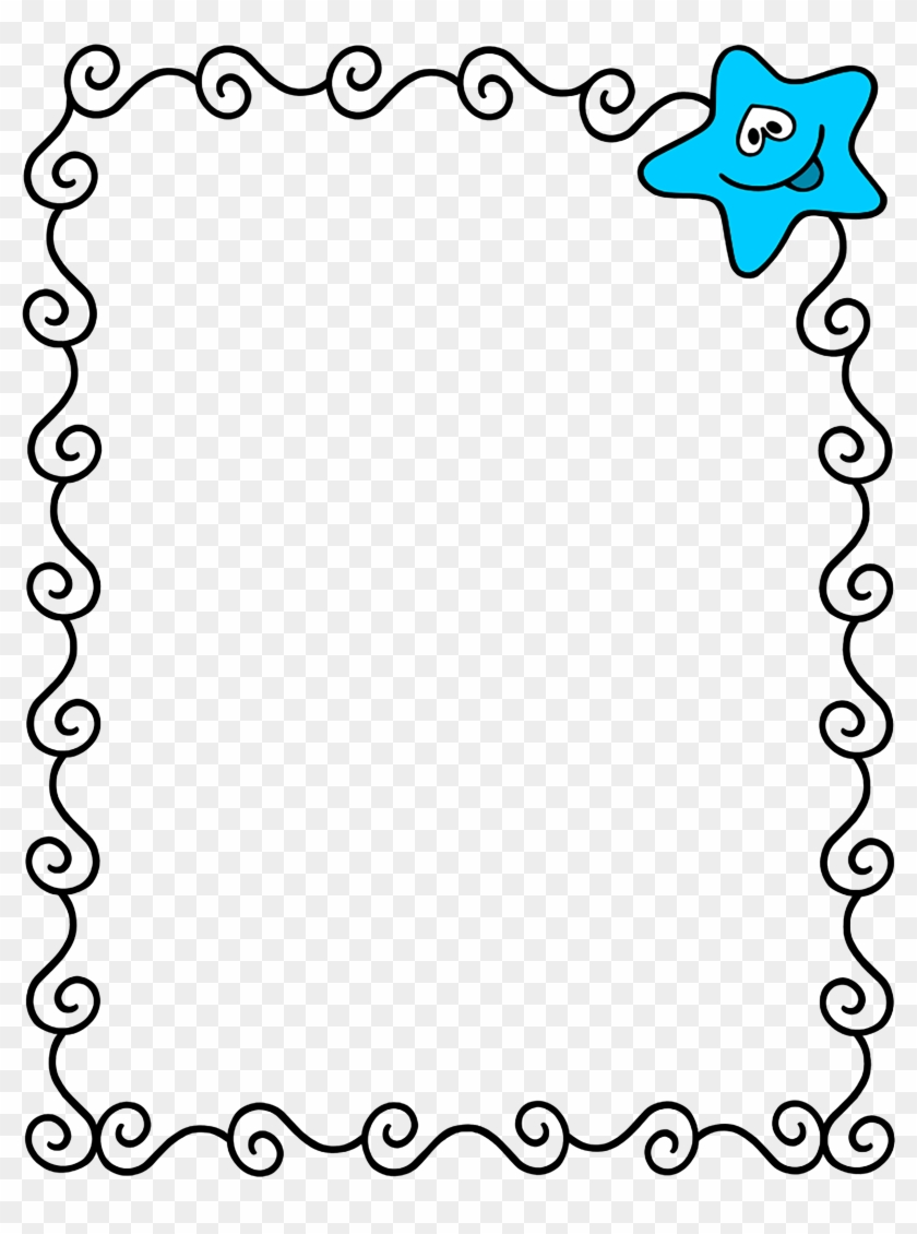 ✿**✿*frame*✿**✿* Borders For Paper - Decoraciones Para Cuaderno Bordes, HD  Png Download - 2550x3300(#1745025) - PngFind