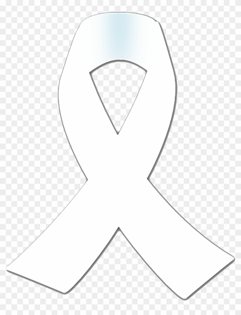 White Awareness Ribbon White Awareness Ribbon Meaning Hd Png Download 1100x1216 1745944 Pngfind