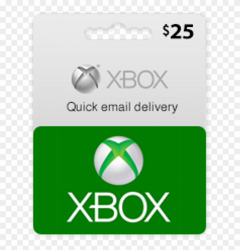25 Xbox Gift Card Xbox Live Card 50 Hd Png Download 800x800