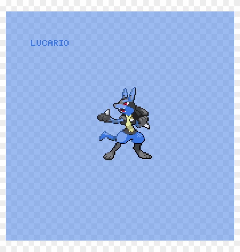 How to Make Pokemon Sprites (Mega Lucario)