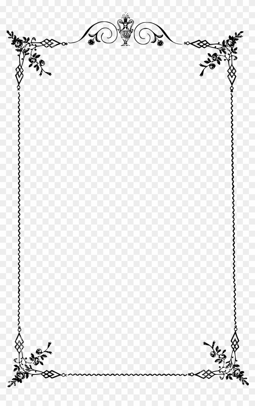 Elegant Frames Png - Menu Frame Fancy, Transparent Png - 1552x2400 ...