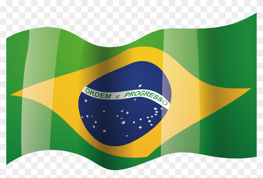 Brazil Flag Png Photos - Vetor Bandeira Do Brasil Png - Free
