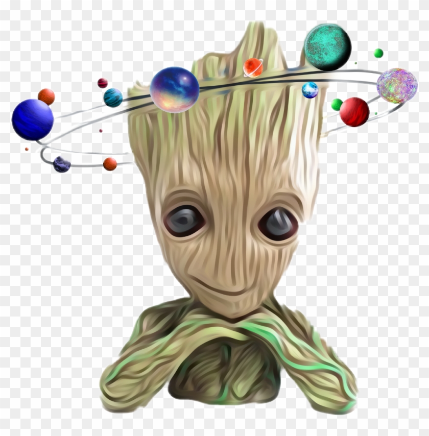 Download Groot Sticker Maceta De Baby Groot Amazon Hd Png Download 1024x993 1774868 Pngfind