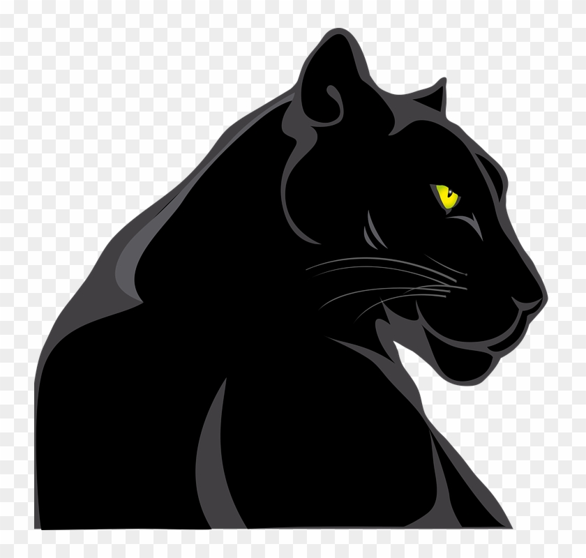Black Panther Animal Art Png, Transparent Png - 741x720(#1779192) - PngFind